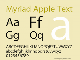 Myriad Apple