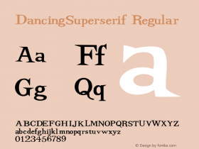 DancingSuperserif