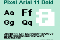 Pixel Arial 11