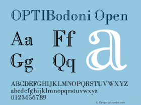 OPTIBodoni