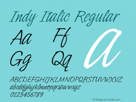 Indy Italic