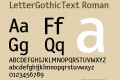 LetterGothicText