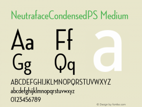 NeutrafaceCondensedPS