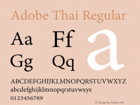 Adobe Thai