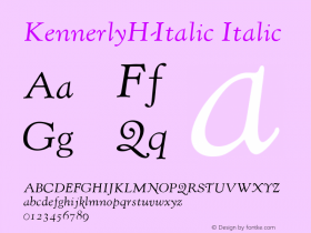 KennerlyH-Italic