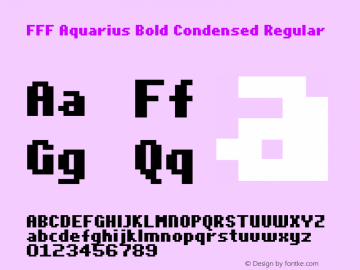 FFF Aquarius Bold Condensed