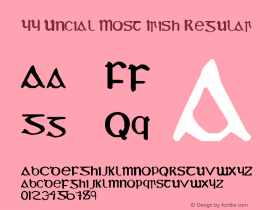 YY Uncial Most Irish