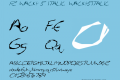 FZ WACKY 5 ITALIC