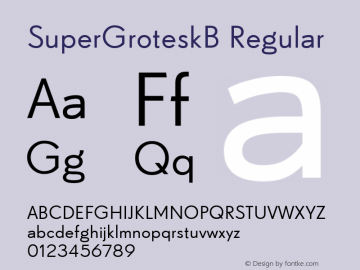 SuperGroteskB