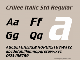 Crillee Italic Std