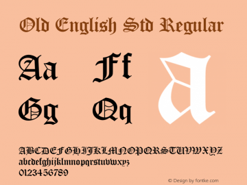 Old English Std