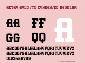 Retro Bold Std Condensed