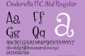 Cinderella ITC Std