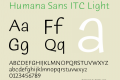 Humana Sans ITC