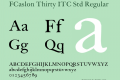 FCaslon Thirty ITC Std