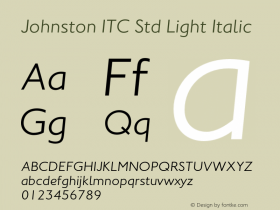 Johnston ITC Std Light