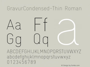 GravurCondensed-Thin