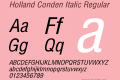 Holland Conden Italic