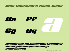 Nolo Contendre Italic