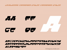 Loveladies Condensed Italic