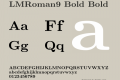 LMRoman9 Bold