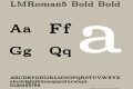 LMRoman5 Bold