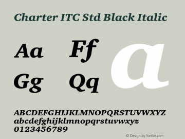 Charter ITC Std Black