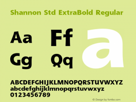 Shannon Std ExtraBold