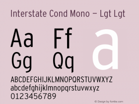 Interstate Cond Mono - Lgt