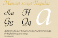 Menuet script