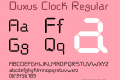 Duxus Clock