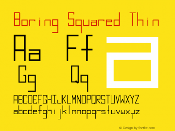 Boring Squared