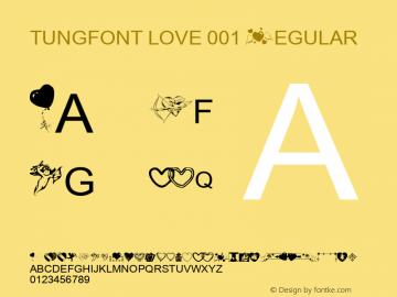 tungfont love 001