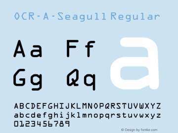 OCR-A-Seagull