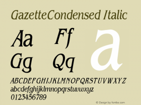 GazetteCondensed