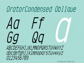 OratorCondensed