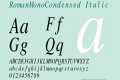 RomanMonoCondensed