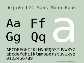 DejaVu LGC Sans Mono