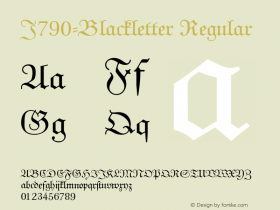 J790-Blackletter