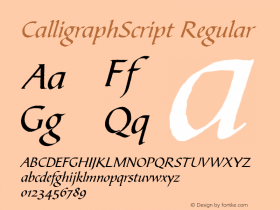 CalligraphScript