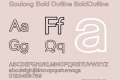 Goulong Bold Outline