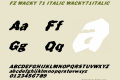 FZ WACKY 71 ITALIC