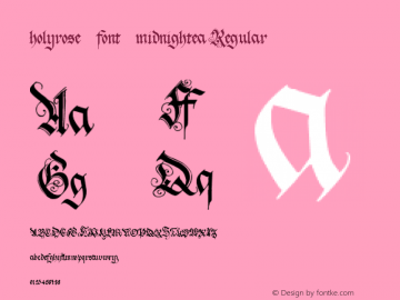 holyrose-font-midnightea