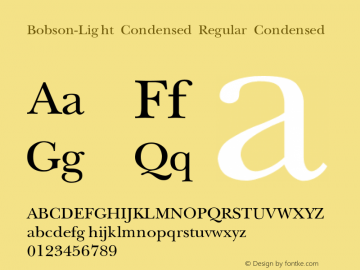 Bobson-Light Condensed