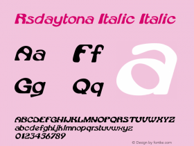 Rsdaytona Italic