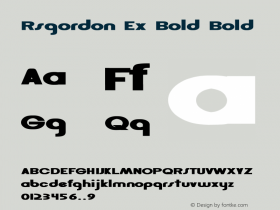 Rsgordon Ex Bold