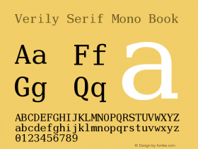 Verily Serif Mono