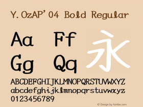 Y.OzAP'04 Bold