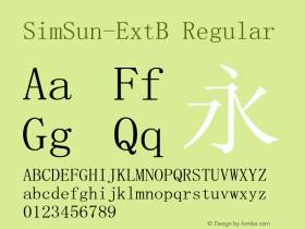 SimSun-ExtB