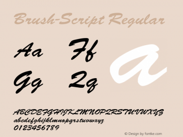 Brush-Script